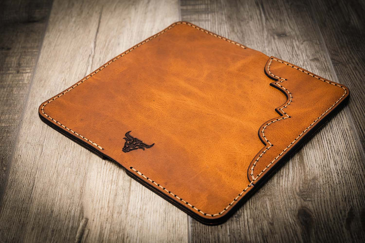 Western Long Wallet - Chestnut Brown