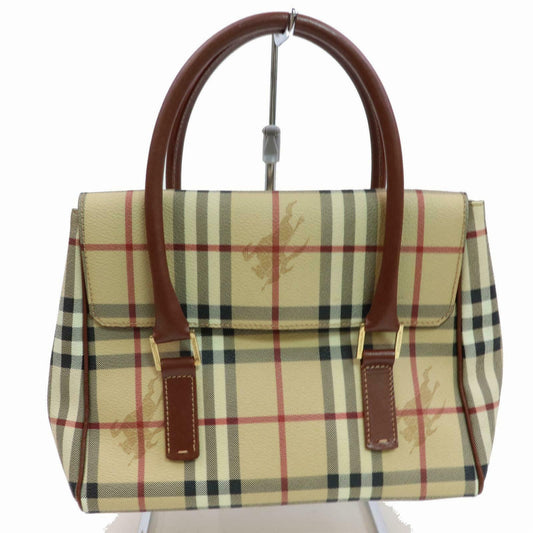 Brand Inspired Burberry London Hand Bag Beige PVC (SHC1-15520)