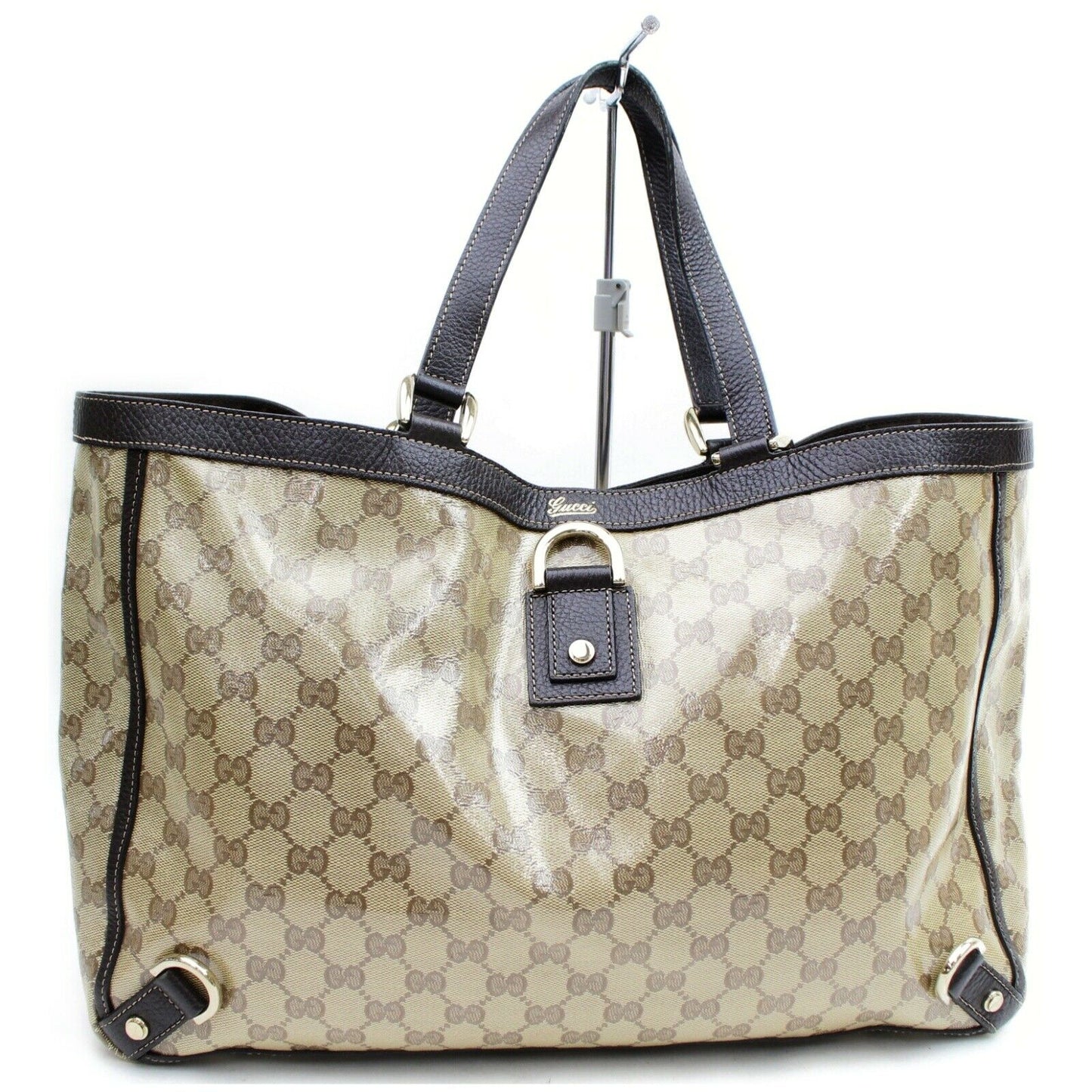 Brand Inspired Gucci Tote Bag Brown PVC (SHC7-11012)