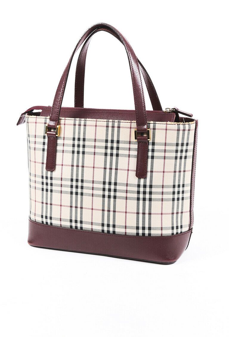 Vintage Burberry Nova Check Handbag