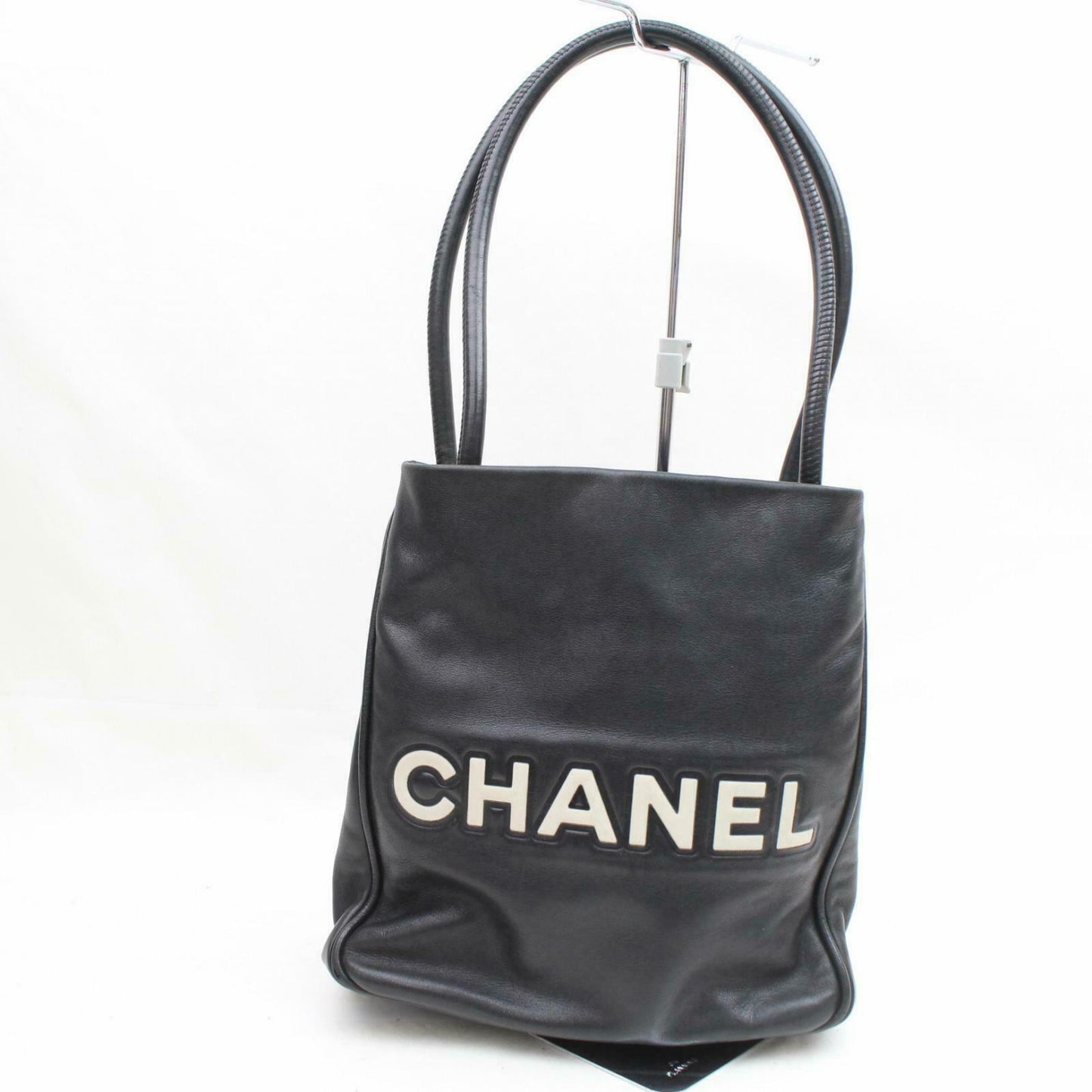 Brand Inspired C*C Tote Bag Camellia Tote Bag Black Leather (SHC7-10976)