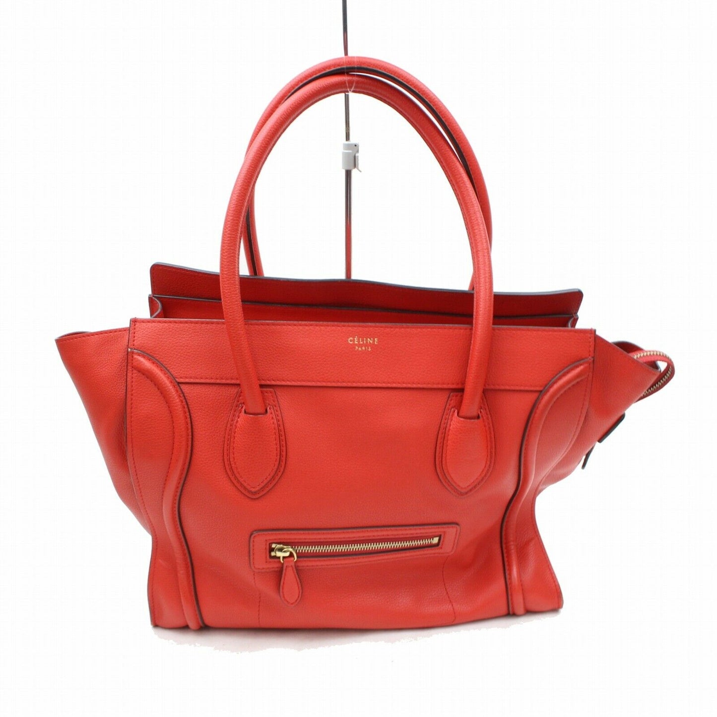 Brand Inspired Celine Tote Bag Luggage Mini Shopper Red Leather (SHC1-15557)