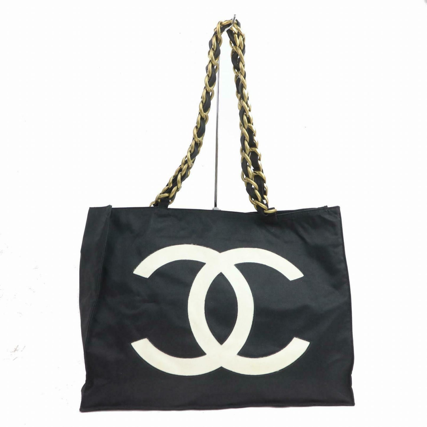 Brand Inspired C*C Tote Bag Black Nylon (SHC7-10027)