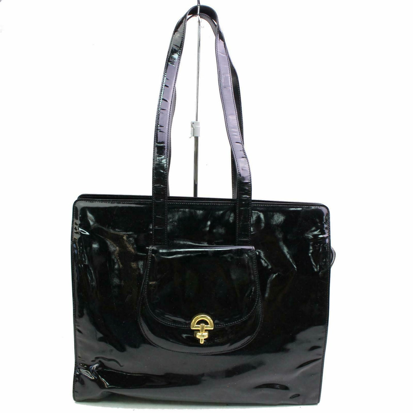 Brand Inspired Celine Tote Bag Black Enamel (SHC1-15191)