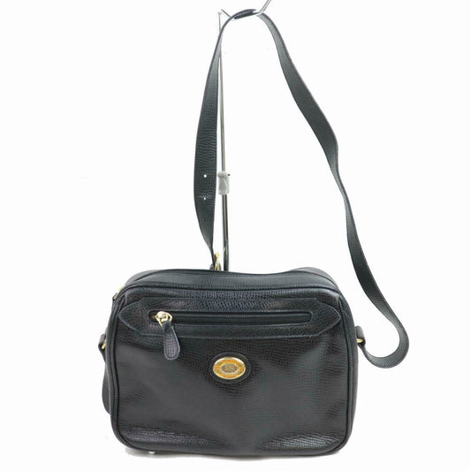 Brand Inspired Burberry London Shoulder Bag Black Leather (SHC1-14377)