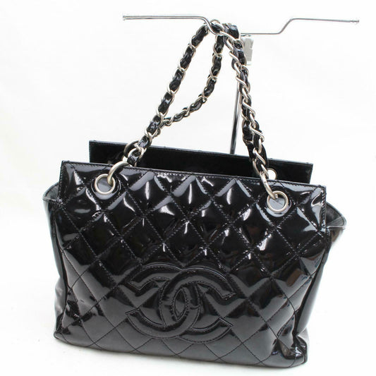 Brand Inspired C*C Tote Bag Quilted Chain Tote Black (SHC7-10019)