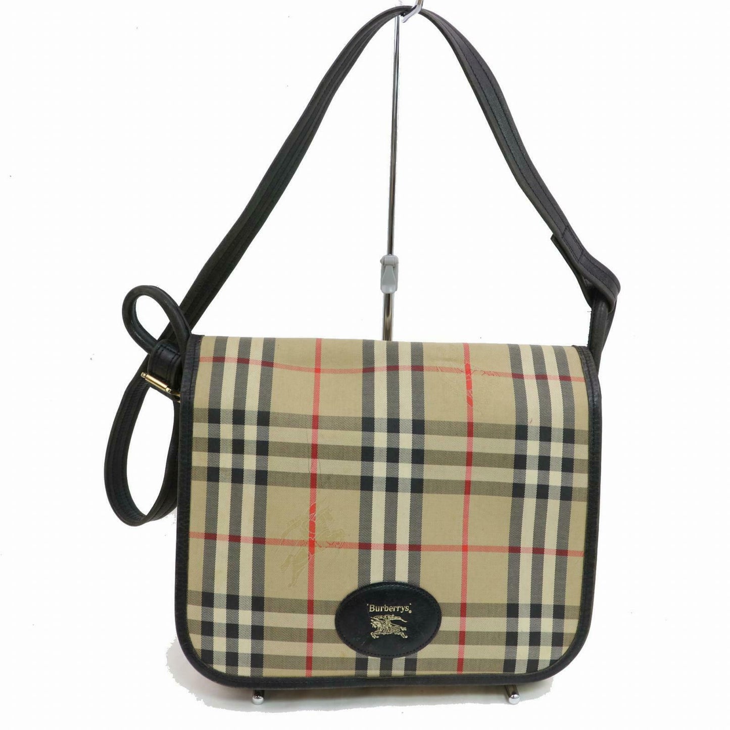 Brand Inspired Burberry Shoulder Bag Beige Canvas (SHC1-14341)