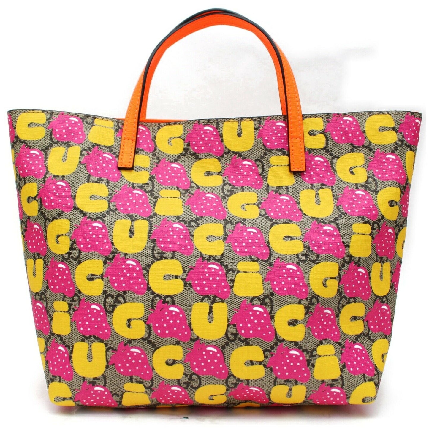 Brand Inspired Gucci Tote Bag Children's Strawberry Print Kids' Line 410812 (SHC7-10988)