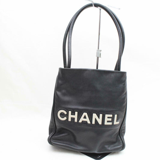 Brand Inspired C*C Tote Bag Camellia Tote Bag Black Leather (SHC7-10951)