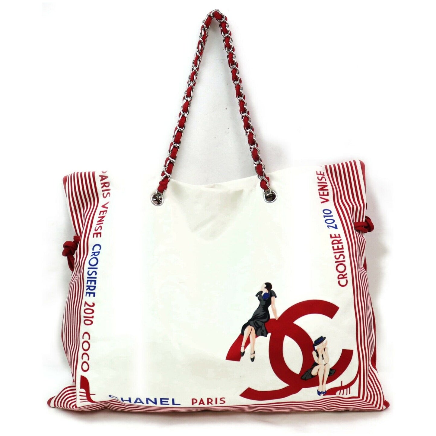 Brand Inspired C*C Tote Bag White Fabric (SHC7-10023)