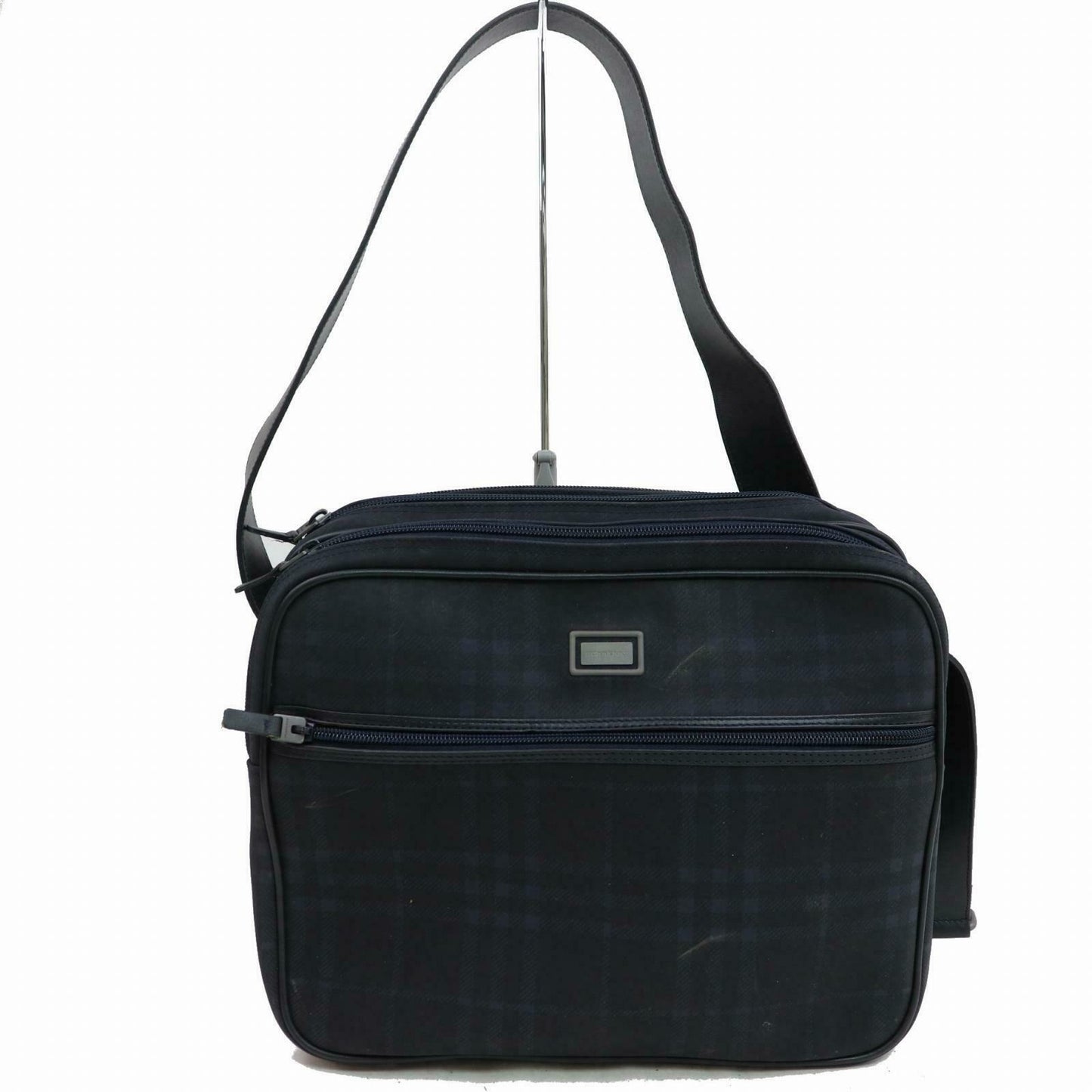 Brand Inspired Burberry Shoulder Bag Navy Blue PVC (SHC1-15188)