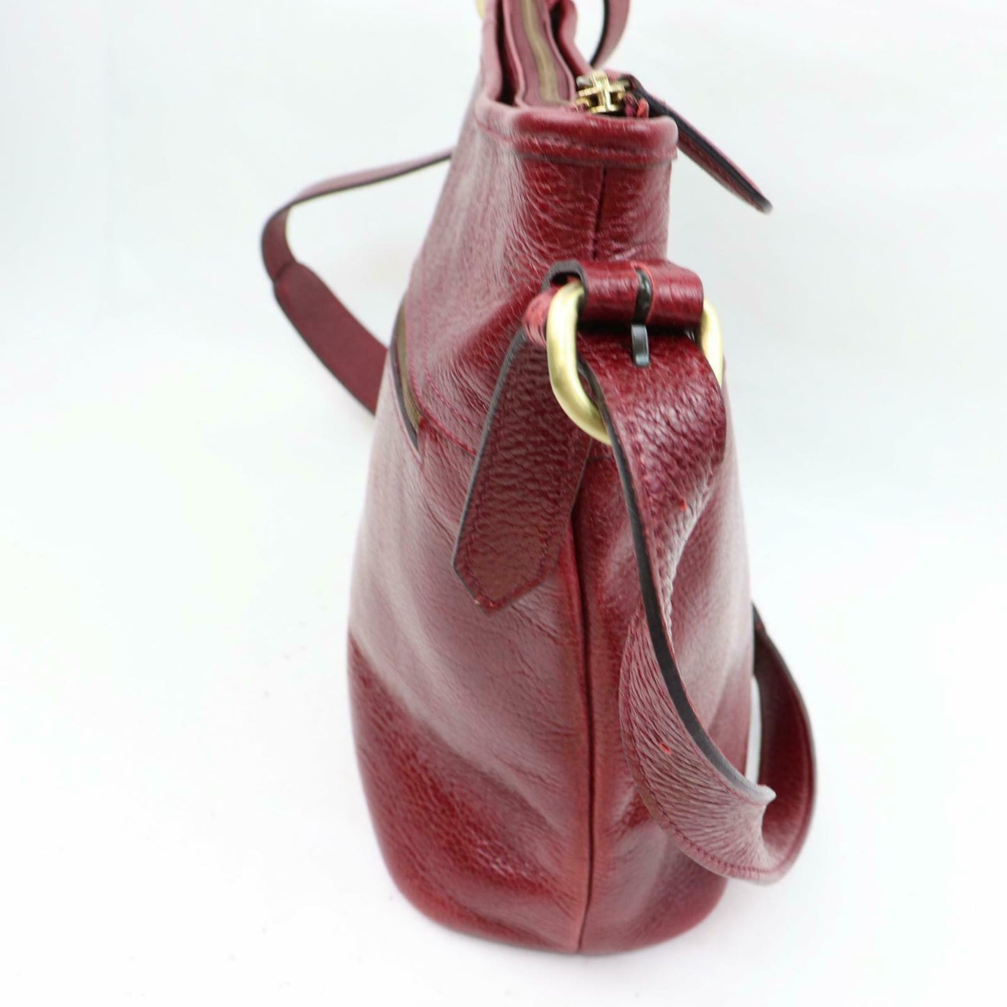 Brand Inspired Burberry Shoulder Bag Red Leather (SHC1-14332)