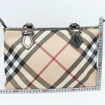 Brand Inspired Burberry Shoulder Bag Light Brown PVC (SHC1-14546)