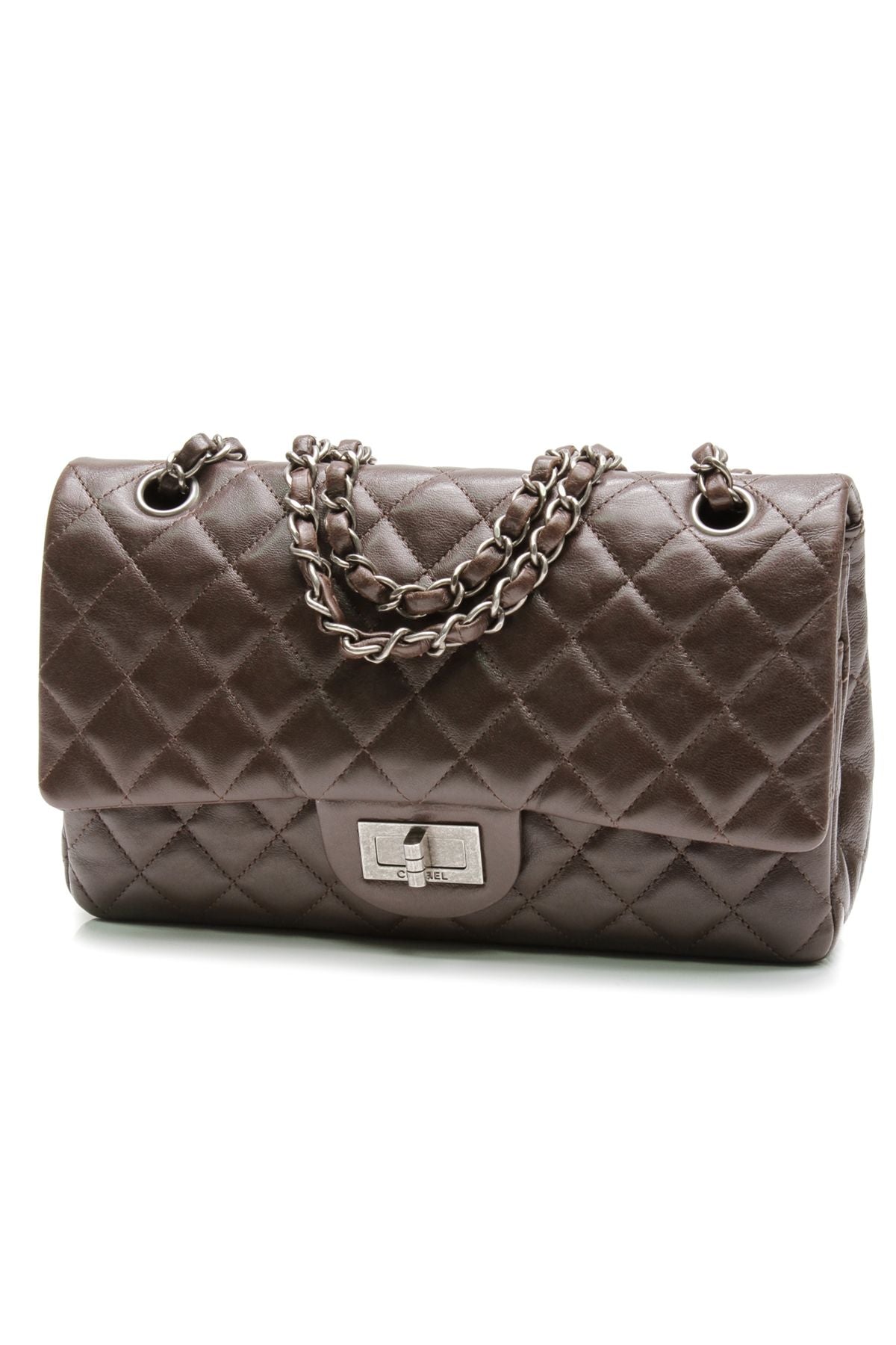 2.55 Hybrid Flap Bag - Medium Brown Lambskin