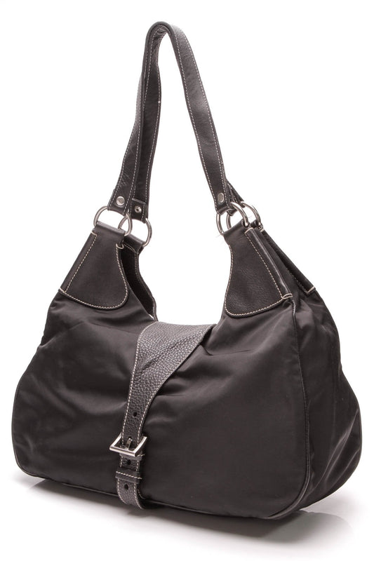 Buckle Shoulder Bag- Nylon