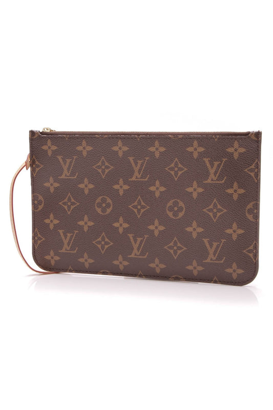 2019 Neverfull Pouch Wristlet - Monogram