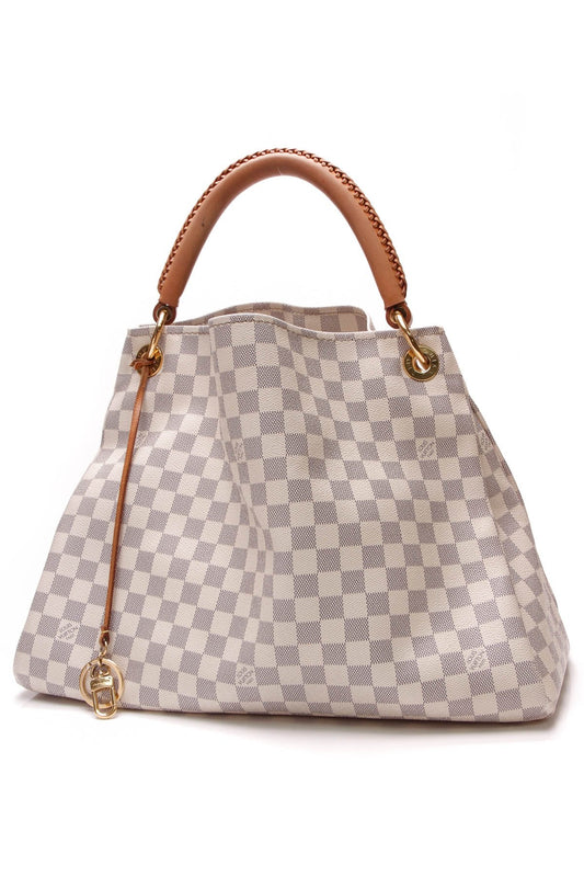 Artsy MM Bag - Damier Azur