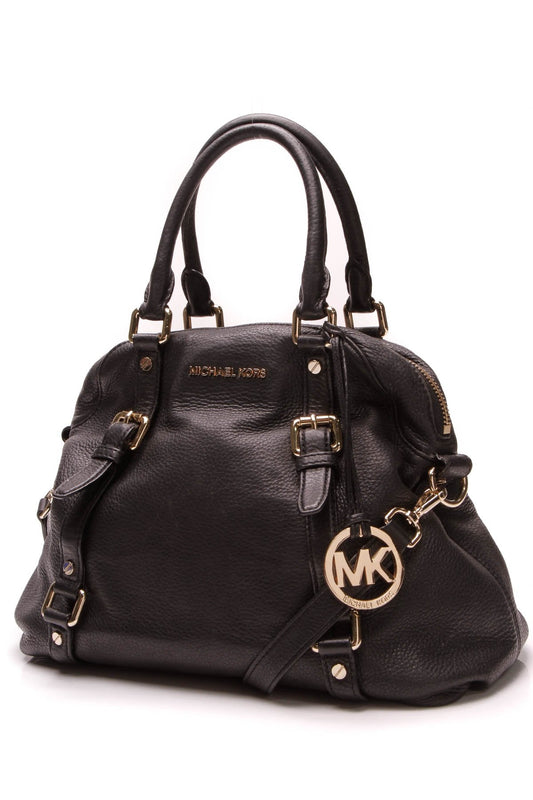 Bedford Medium Bowling Satchel Bag - Black