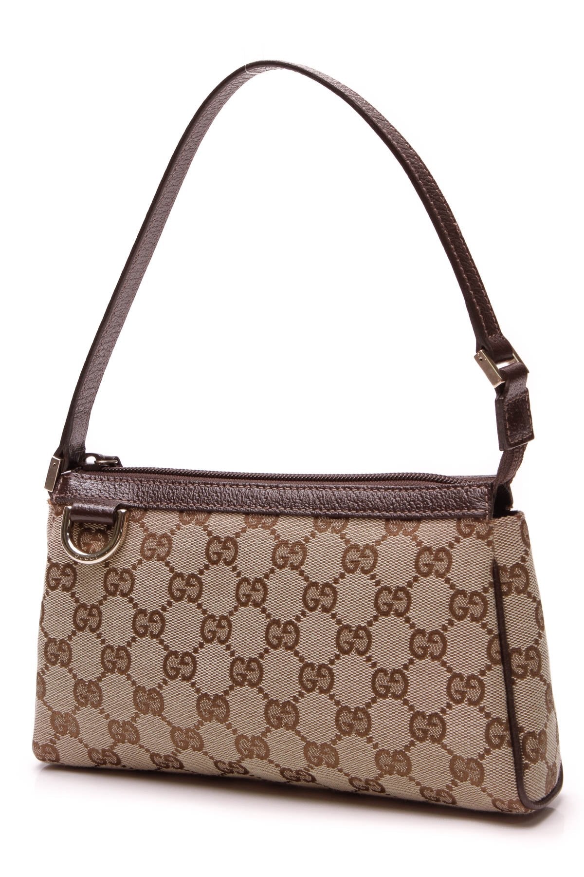 Abbey D-Ring Pochette Bag - Signature Canvas