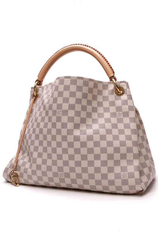 Artsy MM Bag - Damier Azur