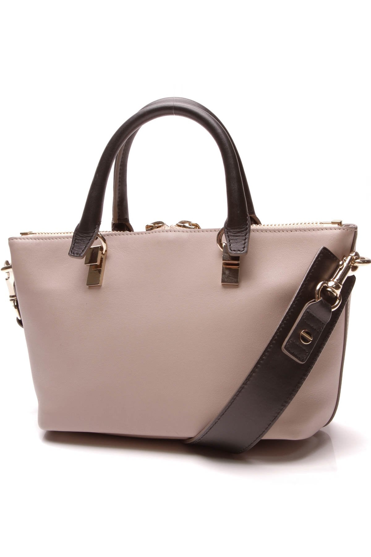 Baylee Mini Crossbody Bag - Taupe/Black