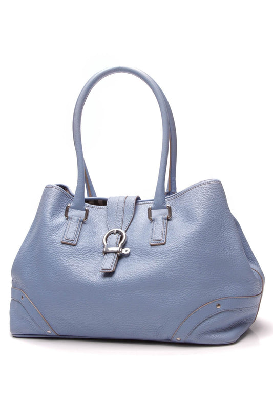 Buckle Tote Bag - Baby Blue