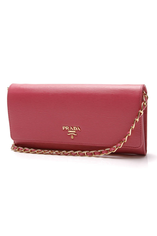 Borsa Portafoglio Wallet on a Chain Bag - Peonia