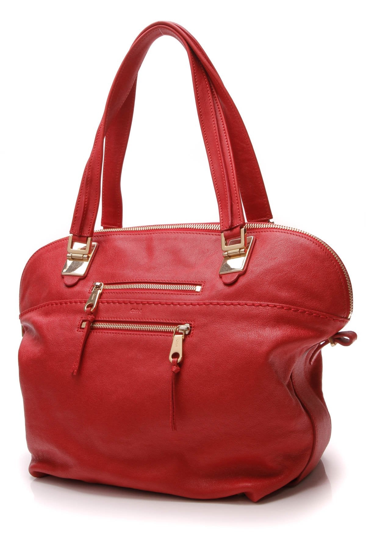 Angie Large Tote Bag - Red