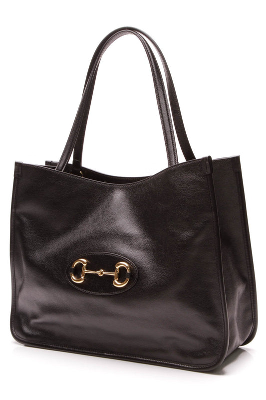 1955 Horsebit Tote Bag - Black