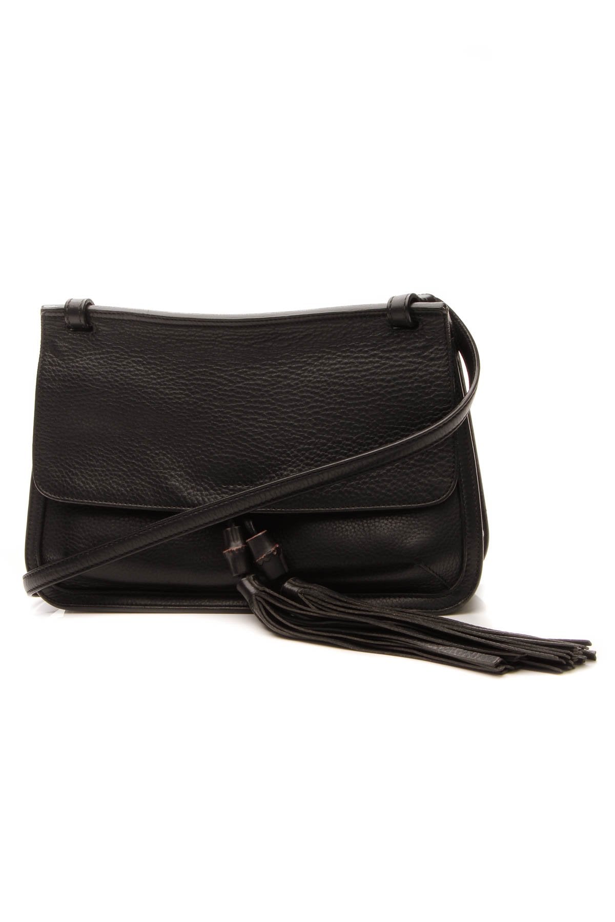 Bamboo Daily Flap Bag - Black