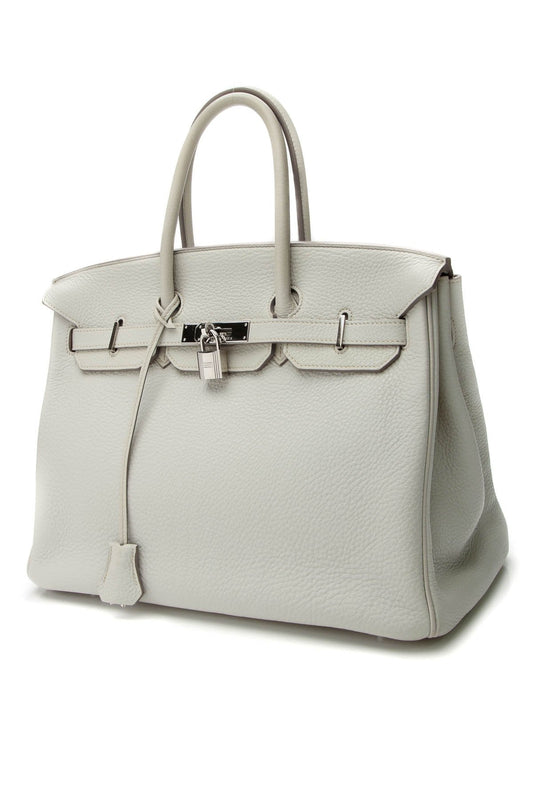 Birkin 35 Bag - Pearl Gray Togo