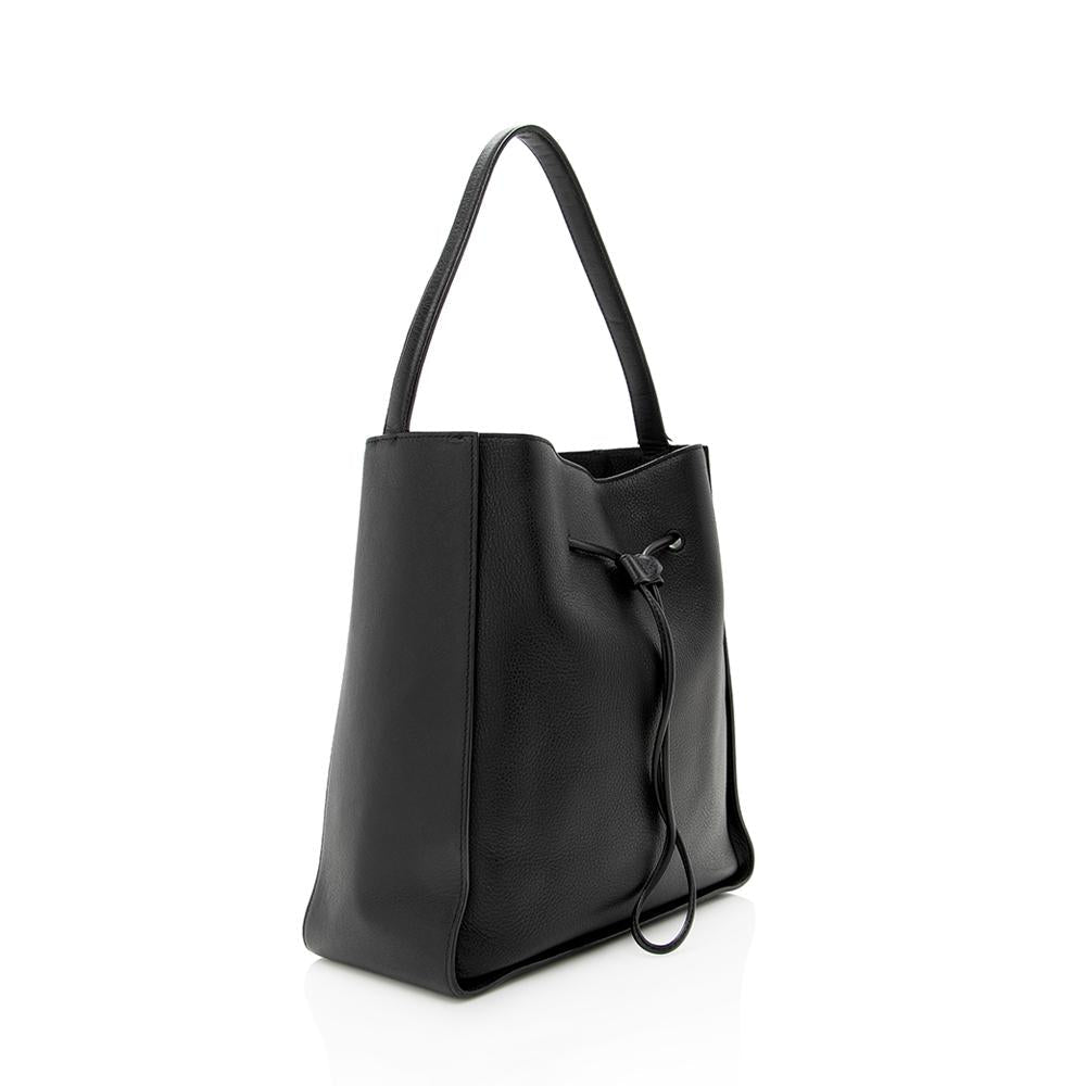 3.1 Phillip Lim Leather Bucket Large Tote (SHF-13750)