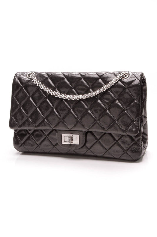 2.55 Reissue Double Flap Bag - 227 Black