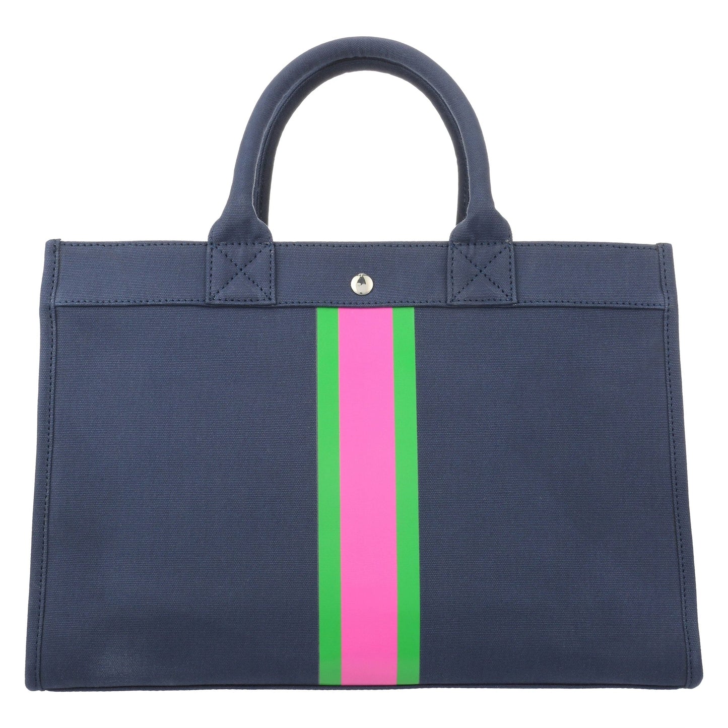 The Preppy Podcast x Milly Kate Navy Canvas Tote Bag