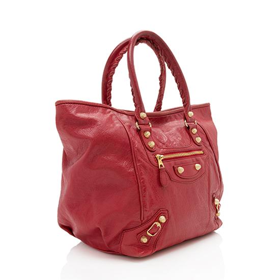 Balenciaga Lambskin Giant 12 Sunday Tote - FINAL SALE (SHF-10225)