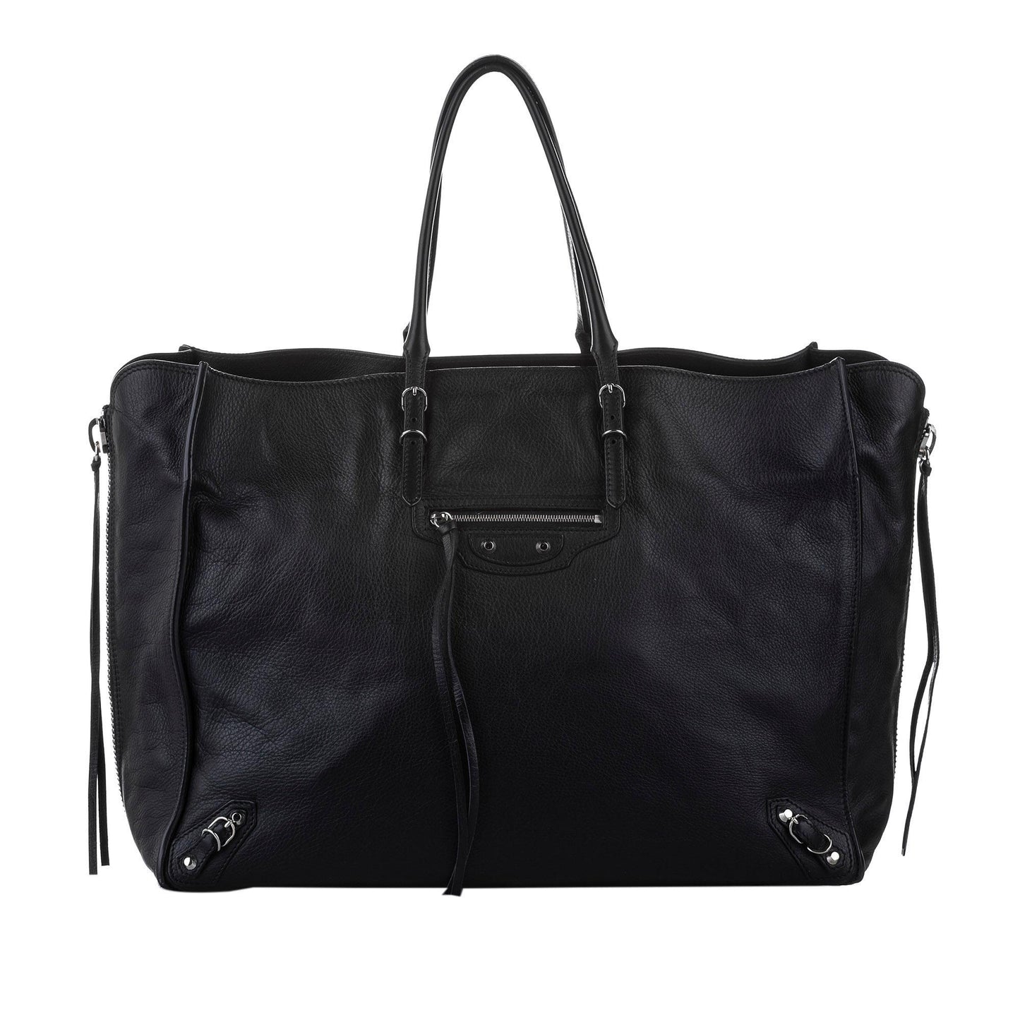 Balenciaga Papier A4 Leather Zip-Around Tote Bag (SHG-12359)