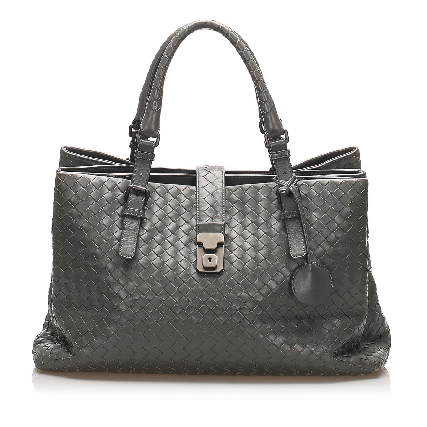 Bottega Veneta Intrecciato Roma Leather Tote Bag (SHG-12351)