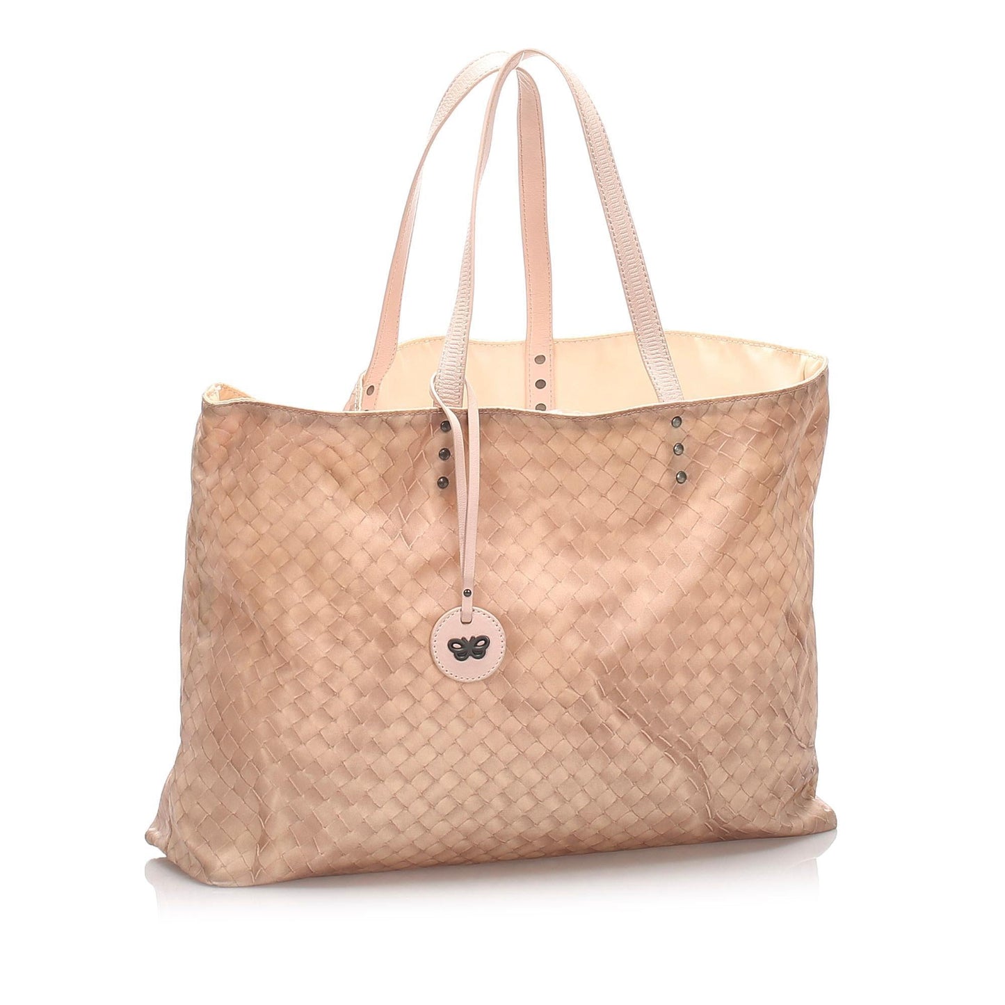 Bottega Veneta Intrecciomirage Nylon Tote Bag (SHG-17494)