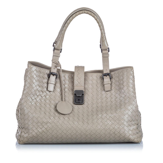 Bottega Veneta Large Roma Intrecciato Tote Bag (SHG-10664)