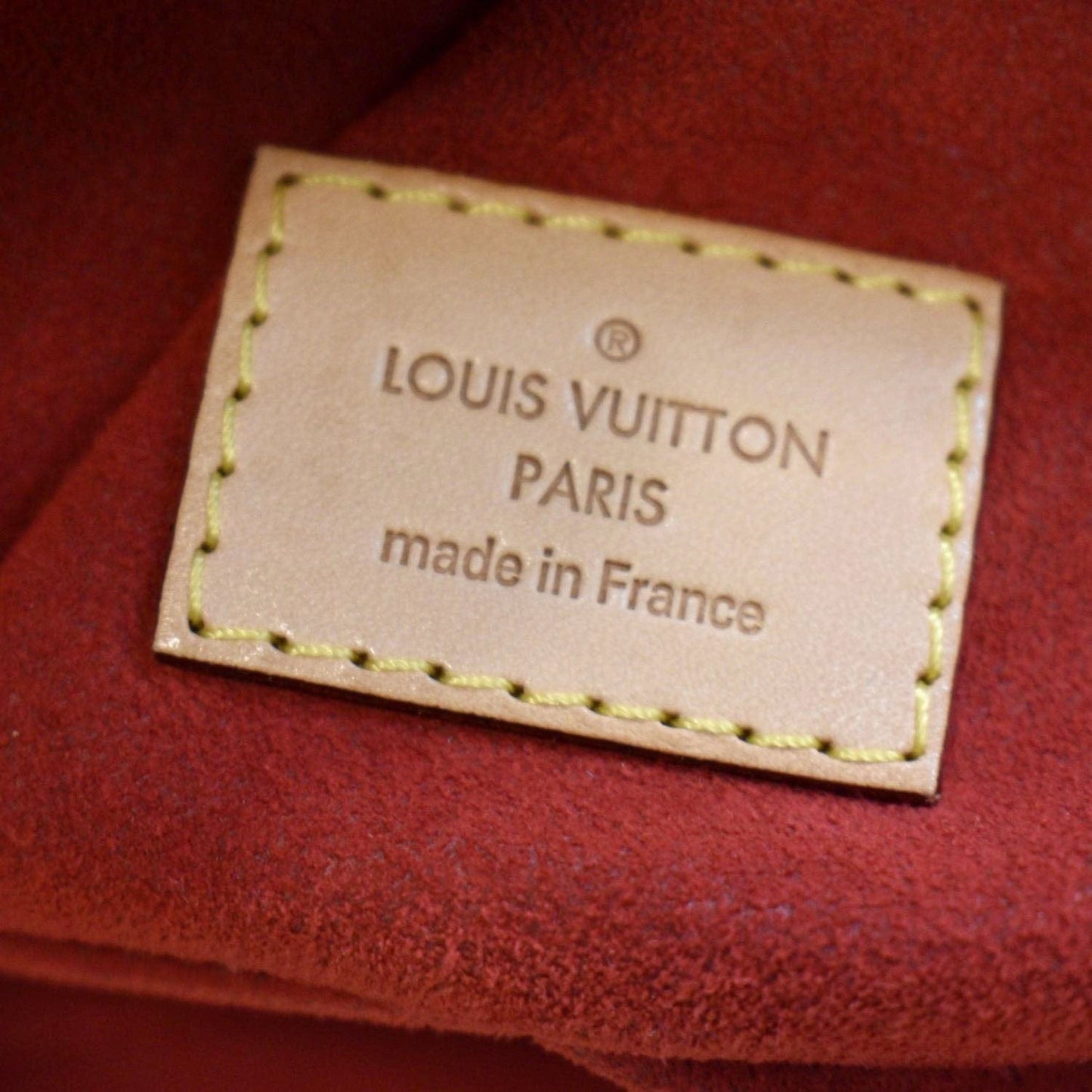 LOUIS VUITTON Gaia Monogram Canvas Shoulder Bag Cerise