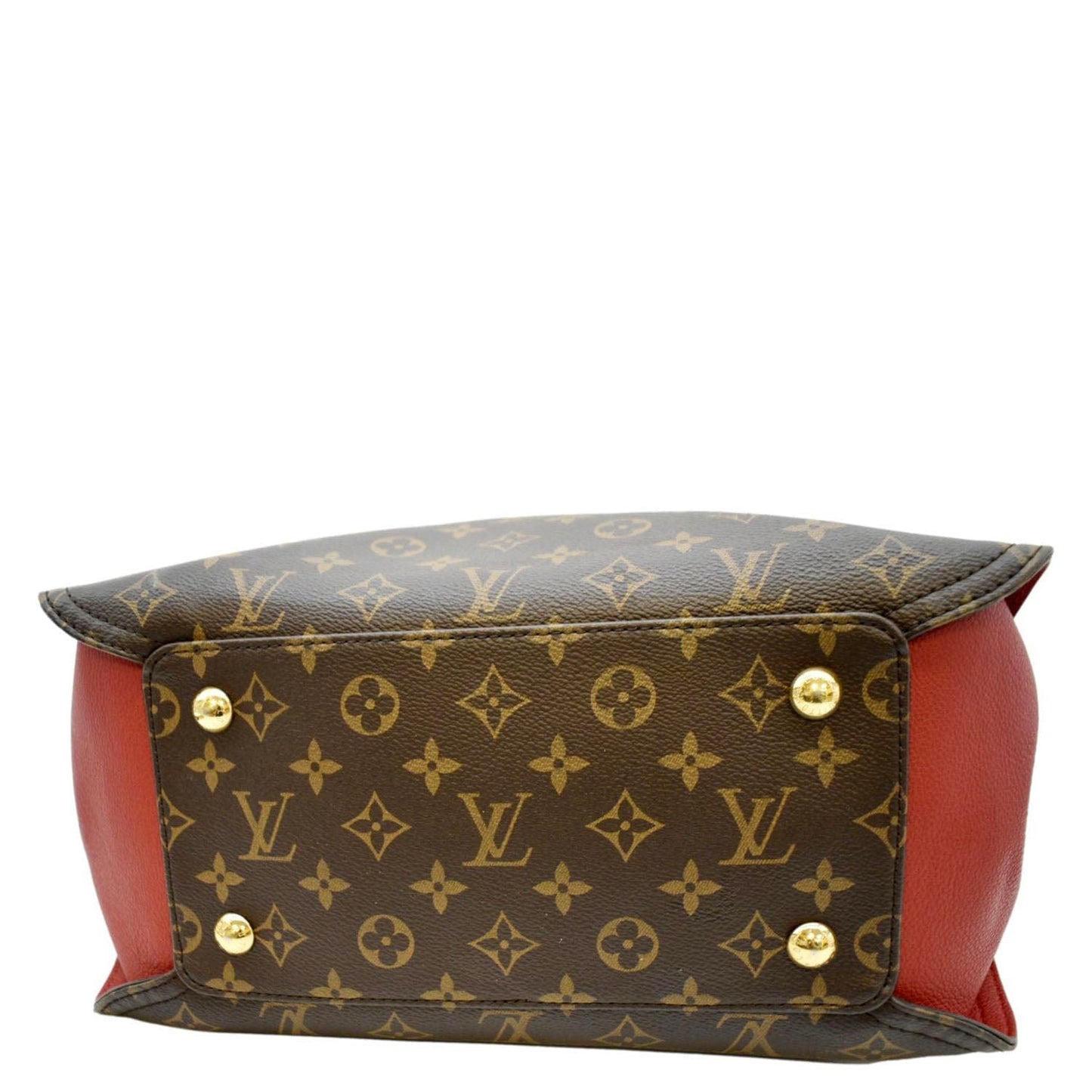 LOUIS VUITTON Gaia Monogram Canvas Shoulder Bag Cerise