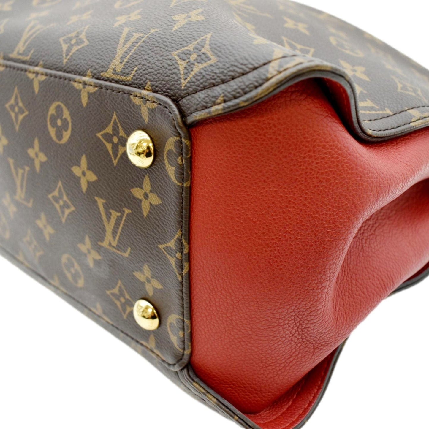 LOUIS VUITTON Gaia Monogram Canvas Shoulder Bag Cerise