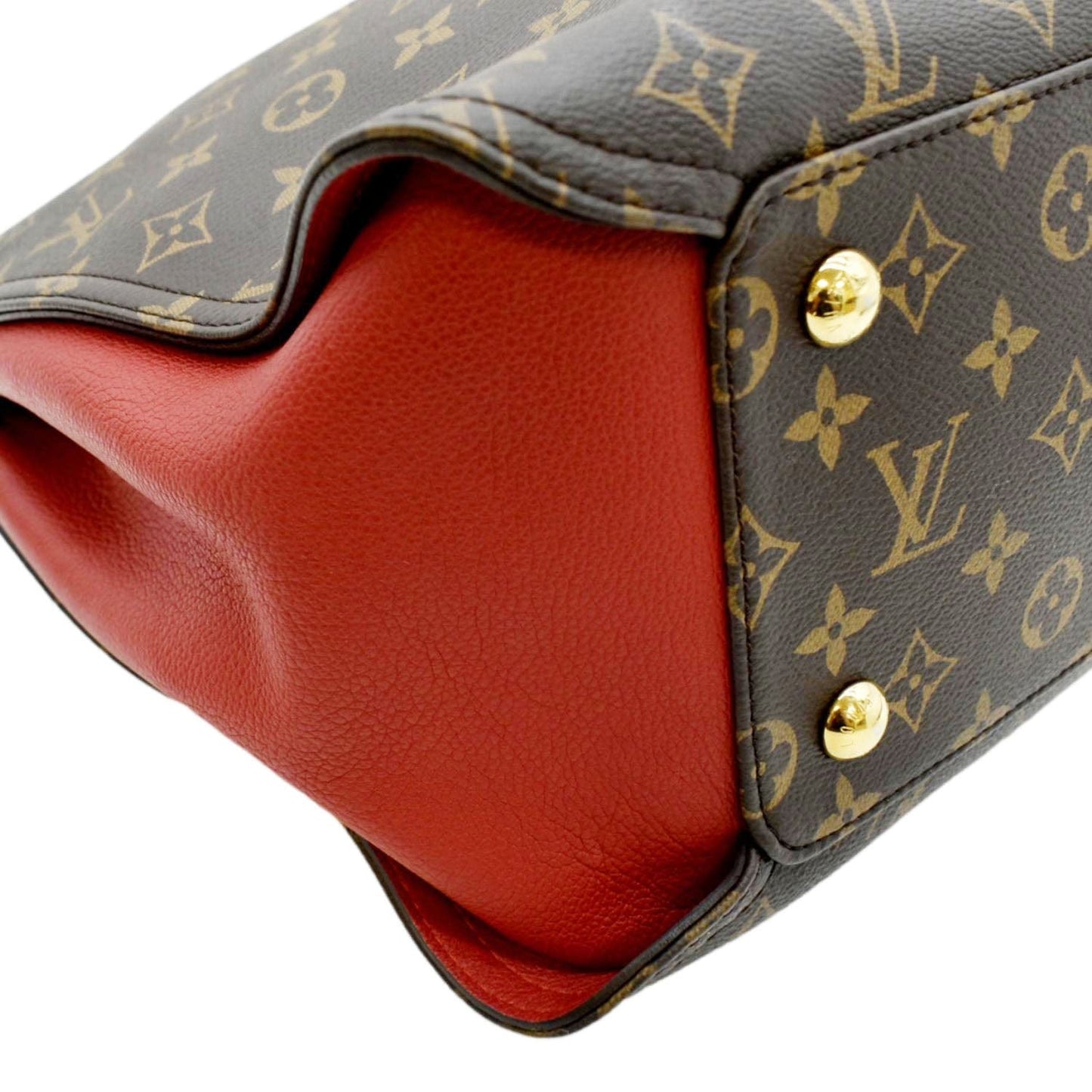 LOUIS VUITTON Gaia Monogram Canvas Shoulder Bag Cerise