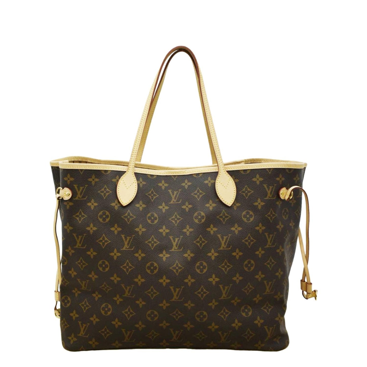 LOUIS VUITTON Neverfull GM Monogram Canvas Tote Bag Brown