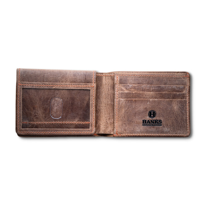 Deluxe Bifold Goatskin With ID Window