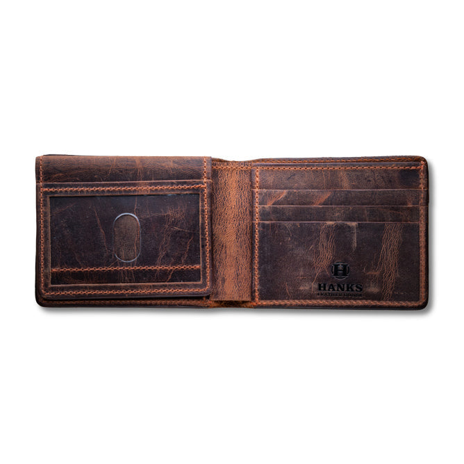 Deluxe Bison Wallet with ID Window