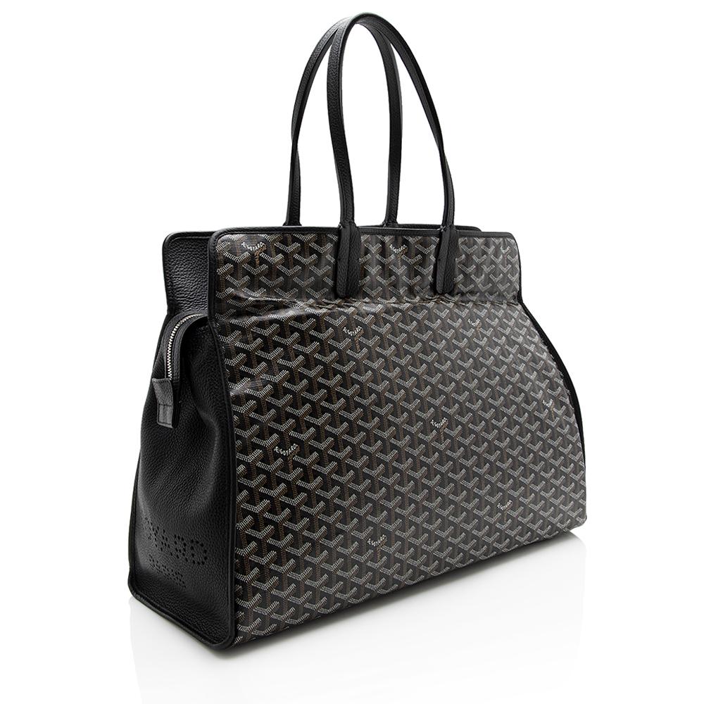 Goyard Goyardine Canvas Sac Hardy GM Travel Tote (SHF-14510)