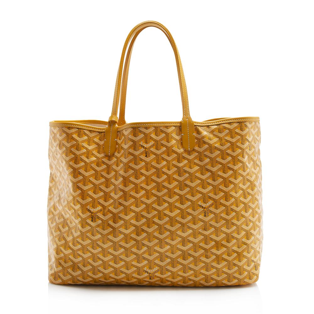 Goyard Goyardine Canvas St. Louis PM Tote (SHF-12256)