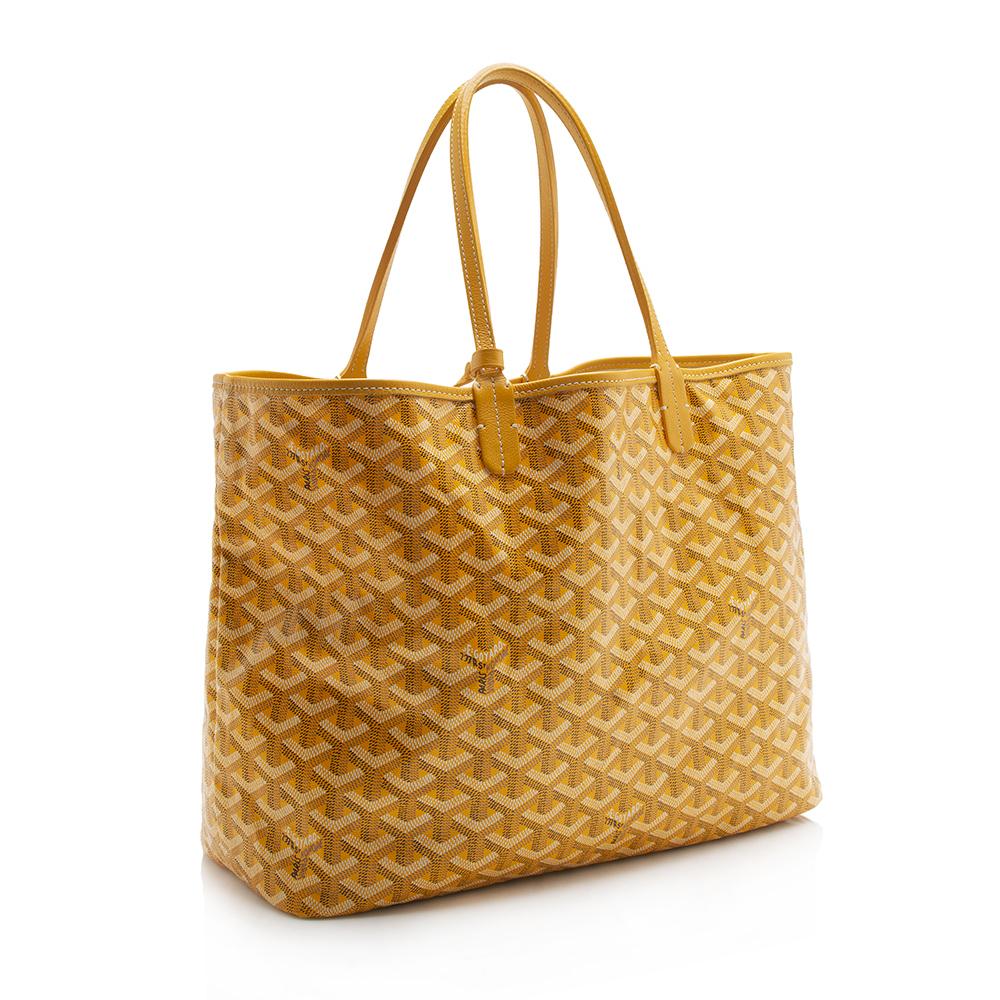 Goyard Goyardine Canvas St. Louis PM Tote (SHF-12256)