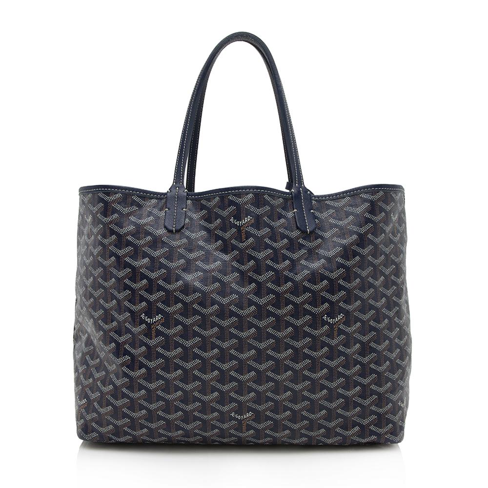 Goyard Goyardine Canvas St. Louis PM Tote (SHF-13008)